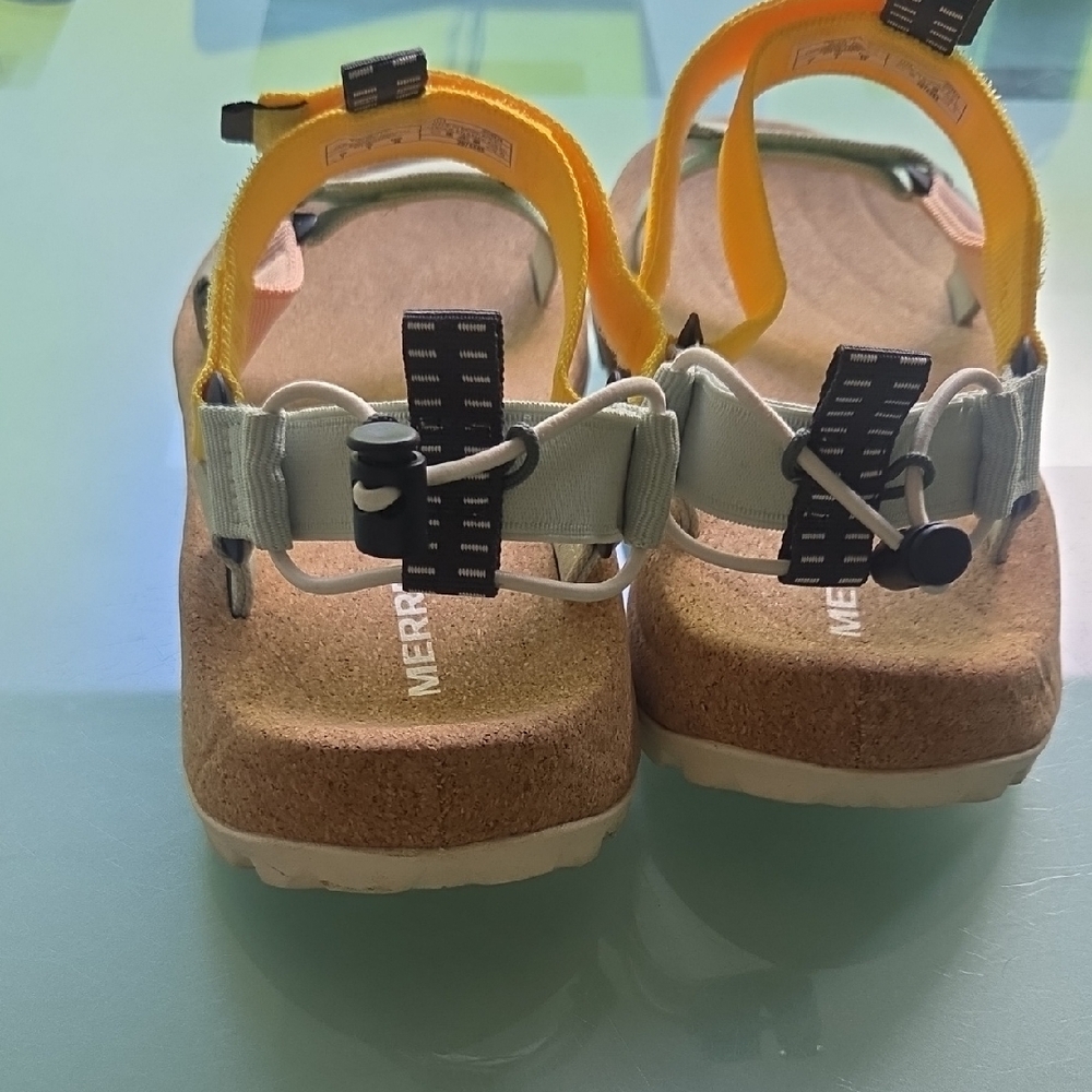 Merrell Women's Sandals - Yellow and Gray - Picture 2 of 4